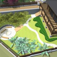Проект благоустройства загородной усадьбы с банным комплексом. Архитектор: Сергей Косинов